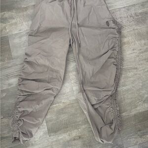 Gray Drawstring Pants